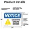 Signmission Safety Culture Sign, 24 in Width, Vinyl Decal, Rectangle OS-2PACK-NS-D-1824-L-18814 - alternate 3